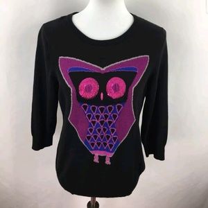 Cynthia Rowley Owl Sweater Size Medium